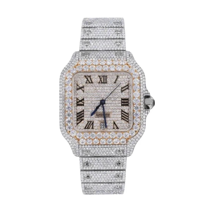 Unisex Iced Out Designer Watch – VVS Auto Movement
